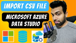 How to import a CSV file in Azure Data Studio