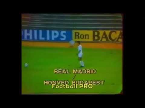 ECC 1980-81. Round of 16. Real Madrid - Budapest Honved SE. Highlights.