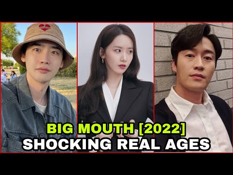 Korean Drama - Big Mouth 2022 - Cast Shocking Real Ages - FK creation