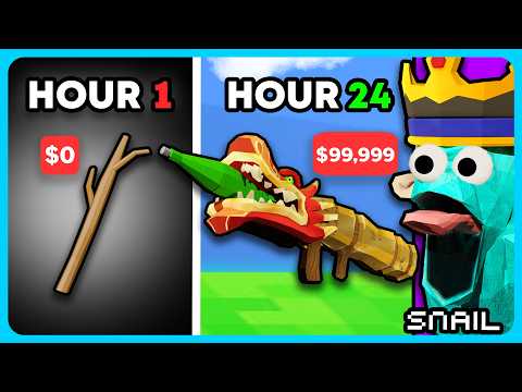 I TRIED TRADING a Stick to an RPG in 24 HOURS! (ANIMAL COMPANY TRADE UP CHALLENGE)