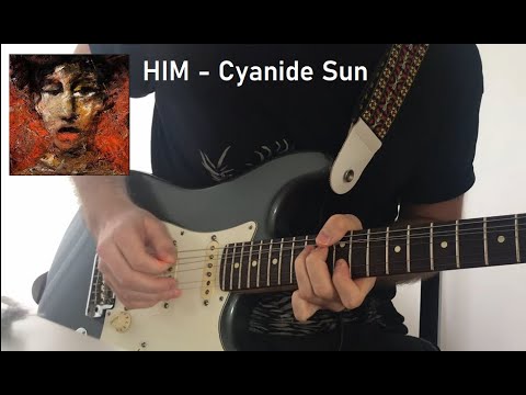 HIM - Cyanide Sun (guitar cover + solo)