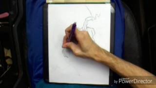 DRAWING SPIDER-MAN  VS  THE VULTURE.