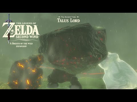 BRAND-NEW! Intense "Talus Lord" Bossfight (Second Wind) - The Legend of Zelda: Breath of the Wild