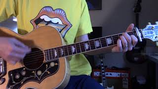 Acoustic Guitar Strumming Lesson - Rolling Stones Saint of Me