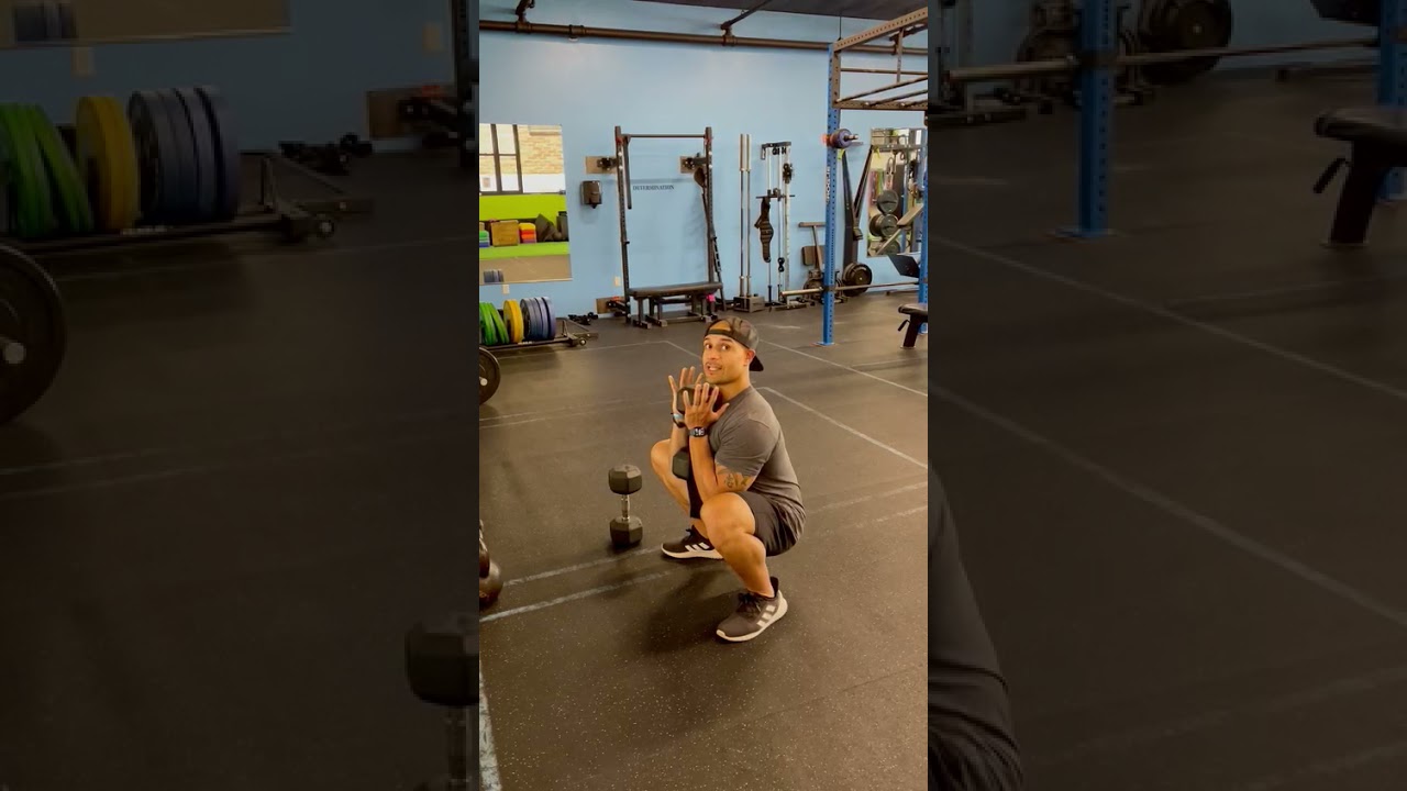 Dumbbell Goblet Squat - YouTube