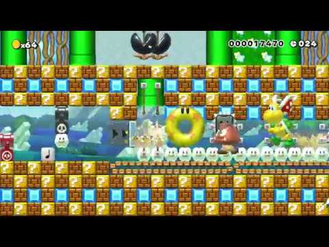 MARIO MAKER NIVEAU DE TCHAD (speed run 50 secondes)