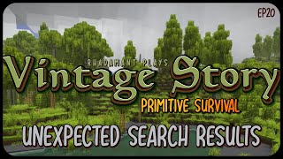 Unexpected Search Results in Vintage Story Primitive Survival - Surviving Wilderness // EP20