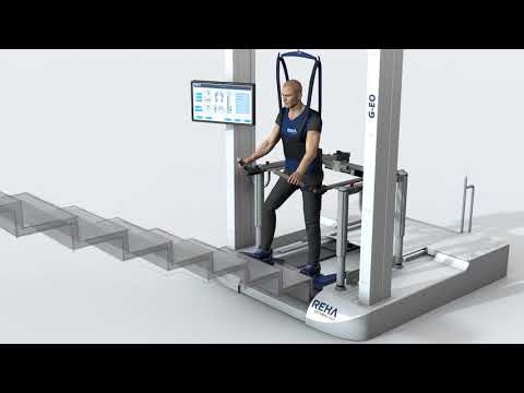 G-EO robotergestütztes Gangtraining - Treppensteigen, die Kür in der Gangtherapie