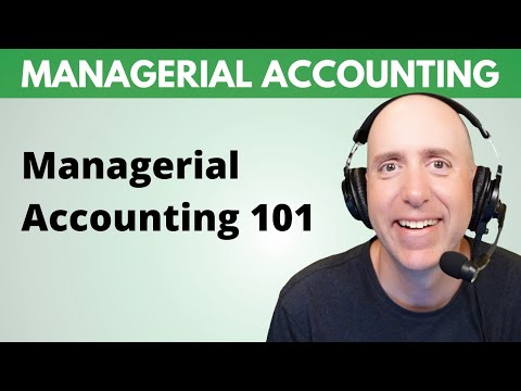 MA1 – Managerial Accounting Basics for Beginners