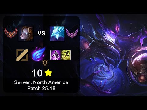 Orianna Mid vs Anivia - NA GrandMaster - Patch 25.18