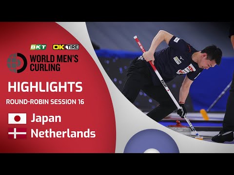 HIGHLIGHTS: Japan v Netherlands - Round robin - BKT Tires & OK Tire World Men's Curling Championship