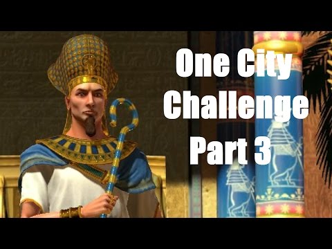 Let's Play Civilization 5 Egypt One City Challenge Ep3 The Age of Barbarians