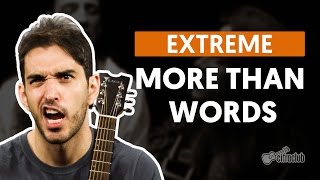 Download lagu MORE THAN WORDS - Extreme (aula completa) | Como tocar no violão mp3