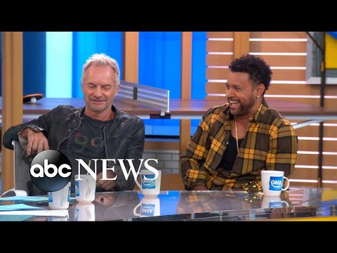 Sting and Shaggy perfectly impersonate each other