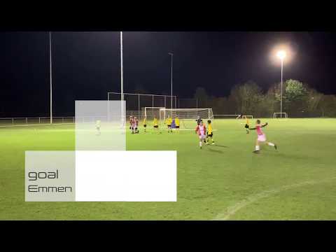 Oefenwedstrijd tegen FC Emmen JO10-1