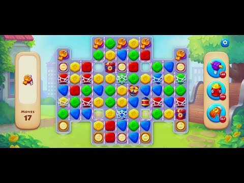 TOWNSHIP   Colorful Puzzle  Match -3  game level # 5707