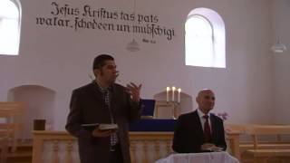 preview picture of video 'Dr. Hans Hertel Dievs vienmēr sāk ar pazemošanos un grēku nožēlu Sakas dr. 2014-11-02 RU-LV'
