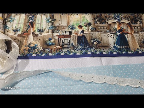 Como fazer um Pano de copa diferente e muito fácil