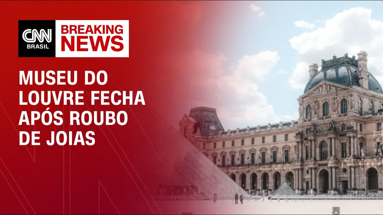 Louvre fecha por roubo: joias da coleção de Napoleão podem ter sido levadas | AGORA CNN