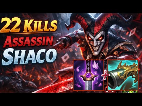 22 Kills Assassin Shaco - S15 Master Ranked [League of Legends] Full Gameplay - Infernal Shaco