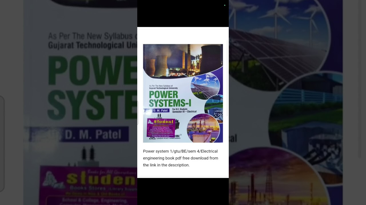 Power system 1/gtu/BE/sem 4/Electrical engineering book pdf