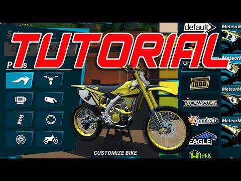 Bike Customization Tutorial: Mad Skills Motocross 3