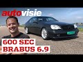 Brute superster | Mercedes-Benz 600 SEC Brabus 6.9 (1993) | #112 Peters Proefrit | Autovisie