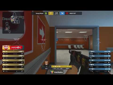 These rounds cost young ninjas a map! | Mouz NXT Vs Young Ninjas | CSGO