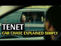 TENET (2020) TALLINN CAR CHASE EXPLAINED || Illustrated breakdown