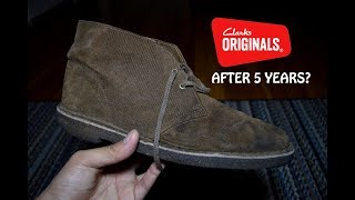 How do Clarks Desert Boots hold up After 5 Years?