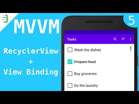 Project Setup MVVM To Do List App with Flow and Architecture Components 1