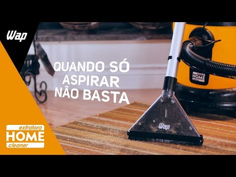 Video thumbnail of Extratora Wap Home Cleaner para Limpeza de Pisos Tapetes Carpetes Sofás Estofados
