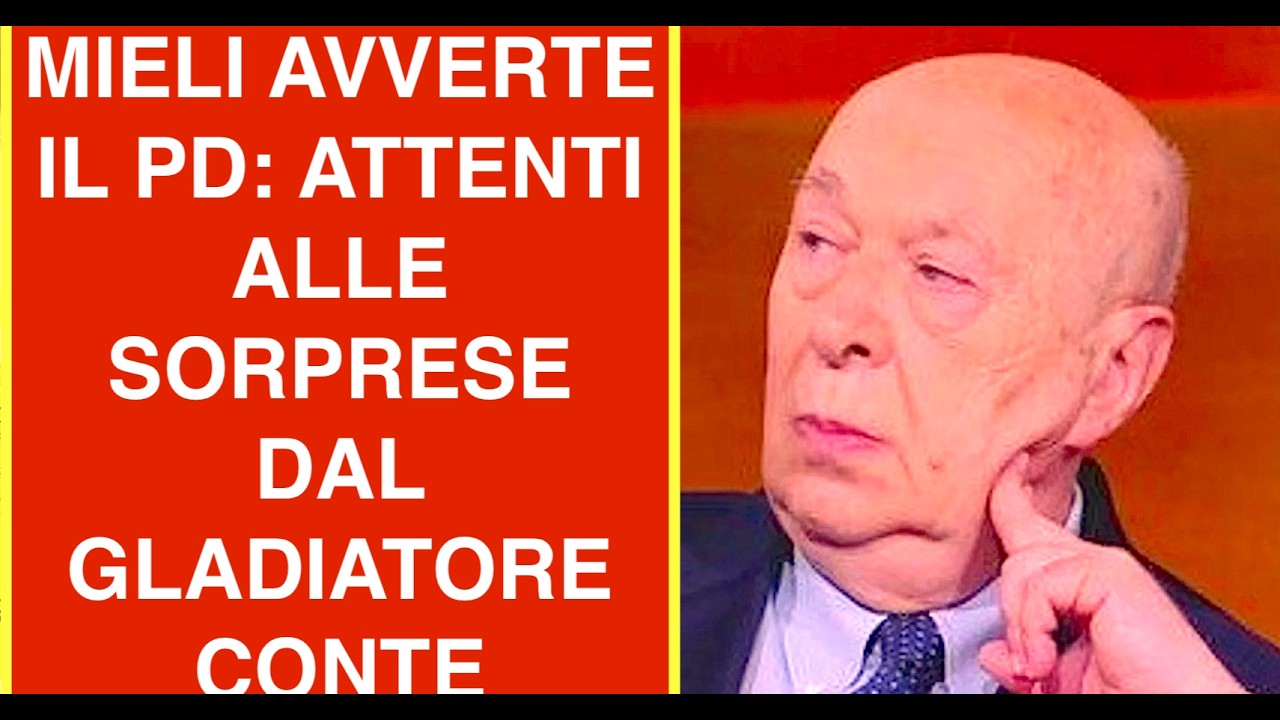 MIELI AVVERTE IL PD: ATTENTI ALLE AMARE SORPRESE DAL GLADIATORE CONTE