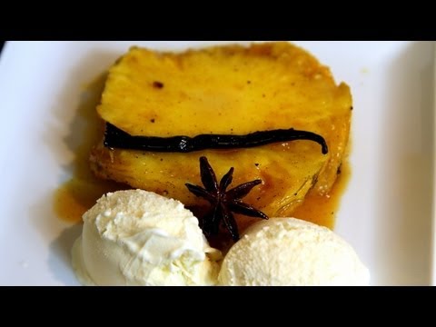 Spiced Roasted Pineapple Recipe - CookingWithAlia - Episode 190