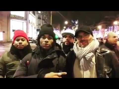 Milli Vanilli Fab Morvan With "Calor" Crew 2017 Feb Between Recording