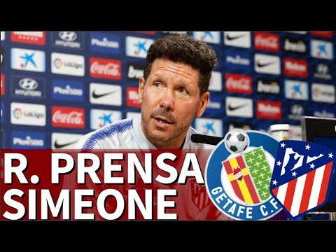 Getafe - Atlético l Rueda de prensa entera de Simeone I Diario AS