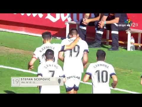 Šćepović [0-2] - Jª3: Nástic - Real Sporting (esRadio Asturias)