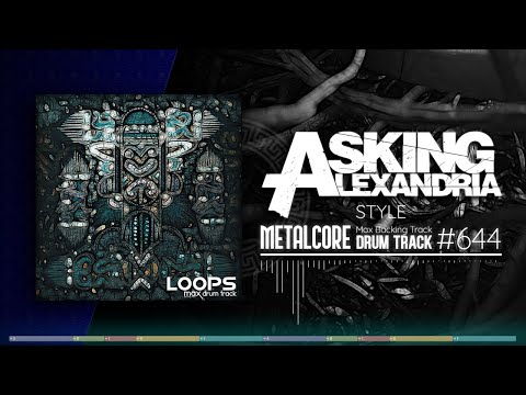 Metalcore Drum Track / Asking Alexandria Style / 160 bpm