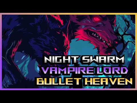 Night Swarm Full Run - New Vampire Survivors-Like Roguelite Gameplay 1.0 First Look