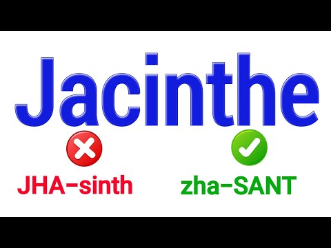 🇺🇲How To Pronounce Jacinthe In American Accent | Jacinthe Pronunciation