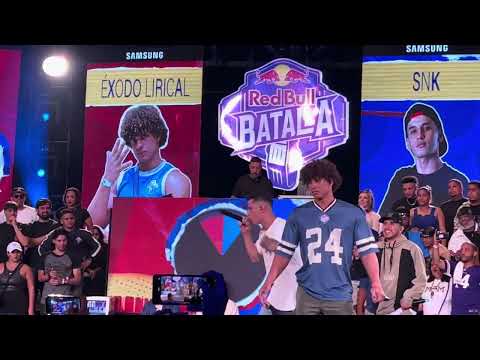 Éxodo Lírical  vs SNK - Batalla de los gallos 2024 Centroamérica - Santo Domingo - Desde el Público