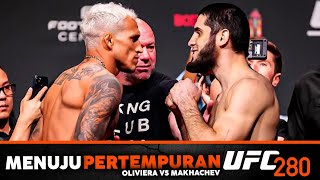 RENCANA MENGERIKAN ISLAM MAKHACHEV TUMBANGKAN CHARLES OLIVIERA DI UFC 280