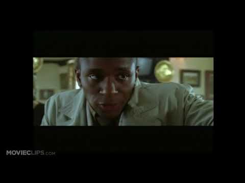 Trailer frame: Arthur and Trillian reunited on the factory floor of Magrathea, score swelling into warmth