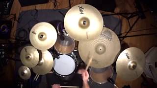 Video thumbnail for Sabian 21" Jack DeJohnette Encore ride, 7 10 12 16 18" HHX Dave Weckl Evolution, 14" AA Fusion Hats by SIC MIC