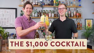 Dustin makes his $1,000 winning cocktail, the Zach Attack