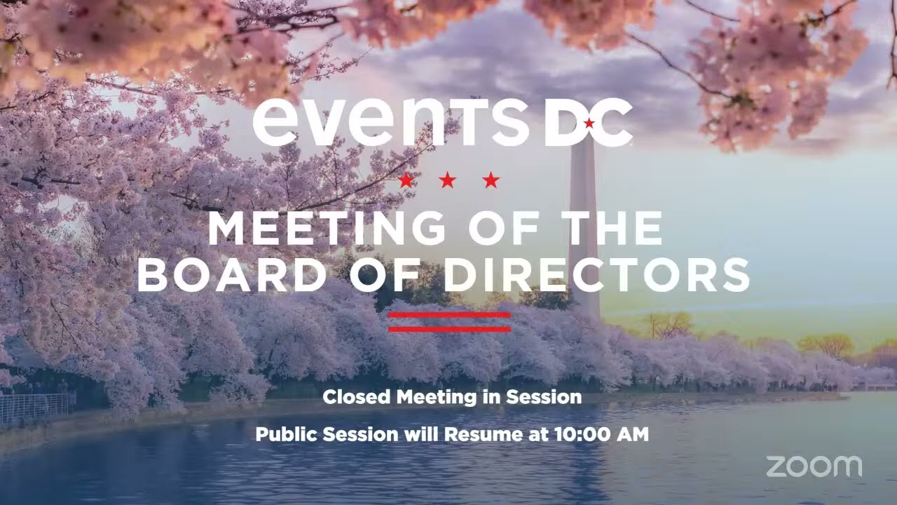 Events DC Board Meeting | April 2026 Thumbnail