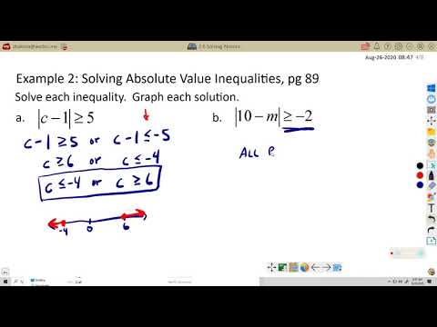 2 6 Solving Absolute Value Inequalities, Big Ideas...