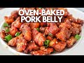 Baked Pork Belly In Oven | Pork Belly Recipes Oven | Burnt Ends Recipe Oven