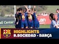 [HIGHLIGHTS] FUTBOL FEM (Liga): Real Sociedad - FC Barcelona (0-1)