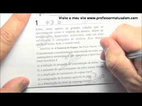 ENEM 2010 - 1º dia - questão 1